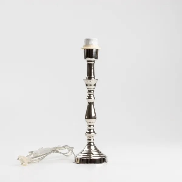 Brilagi - Stolová lampa CERIA 1xE27/60W/230V priemer 25 cm lesklý chróm/biela