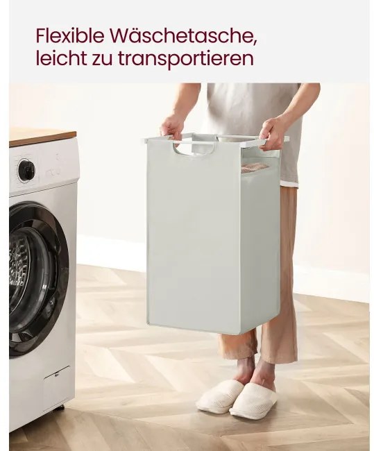 Kôš na bielizeň s policou BLH201W01