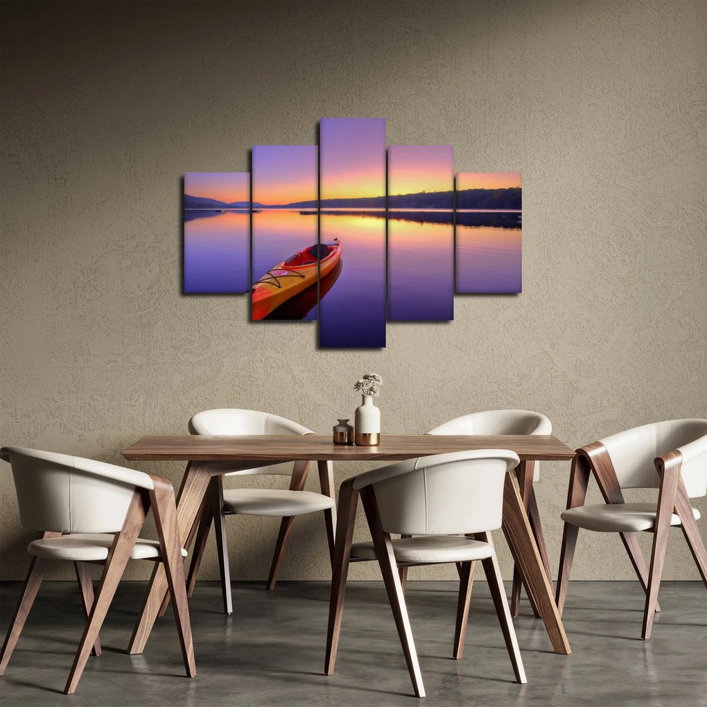 Obraz - Kajak na jazere (150x105 cm)