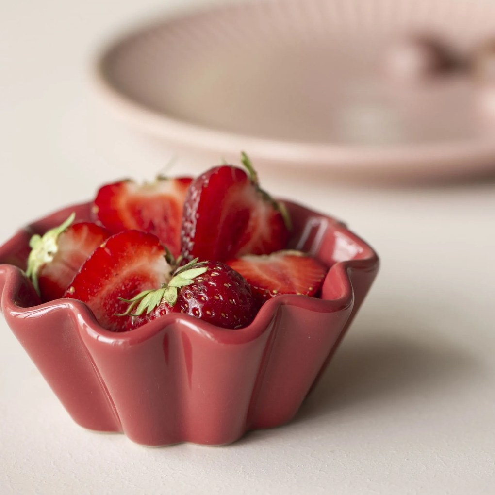 IB LAURSEN Keramická forma na muffiny Mynte Strawberry