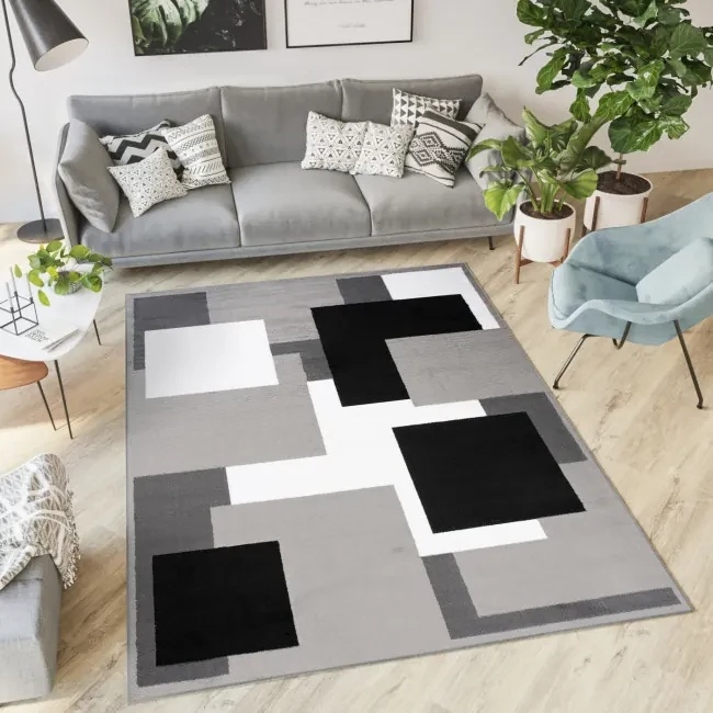 Koberec CHEAP T968A PP CRM sivý