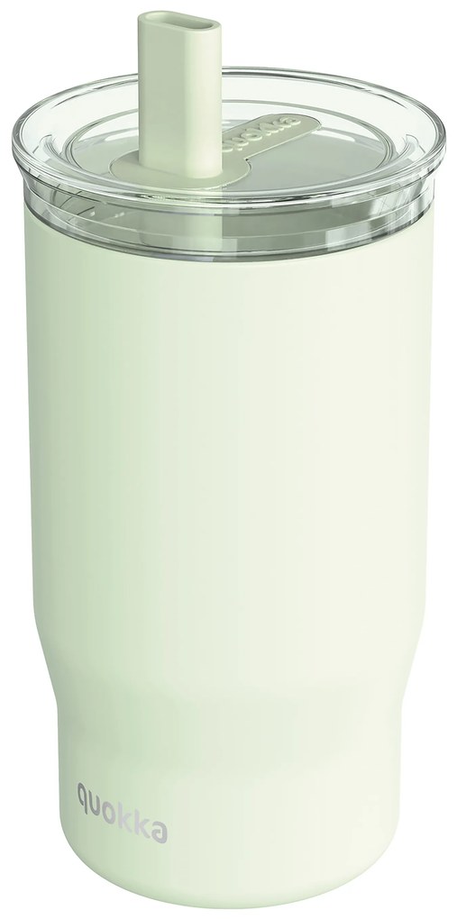 Nerezový termohrnček so slamkou Mist Pastel Green 720 ml