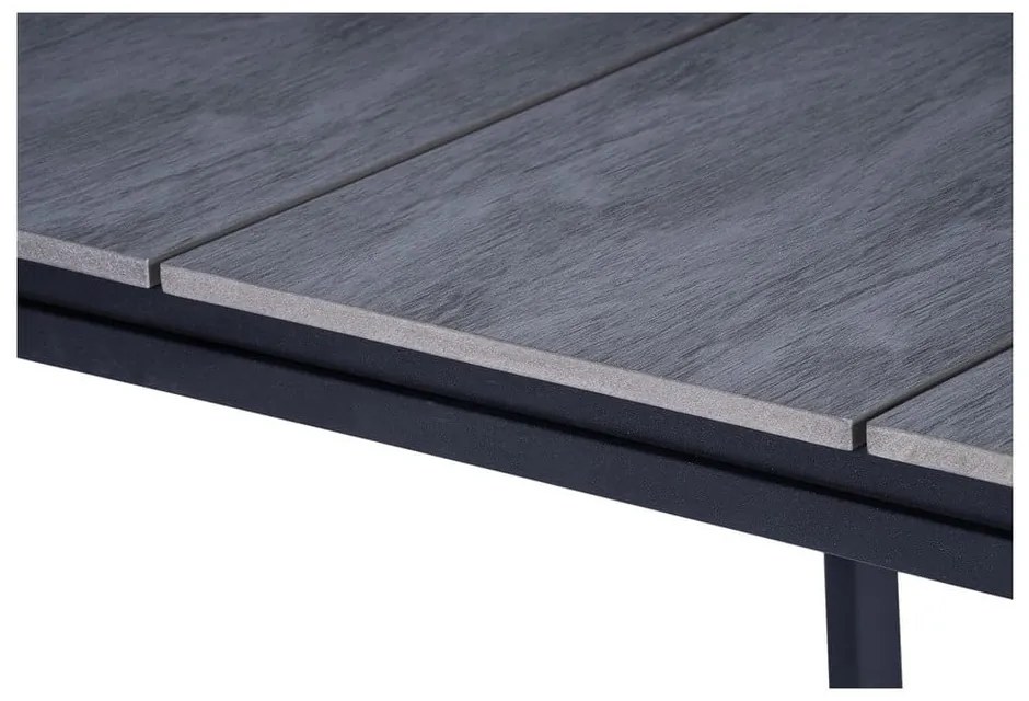 Súprava 2 ratanových jedálenských stoličiek Carla a čierneho stola Strong - Bonami Essentials