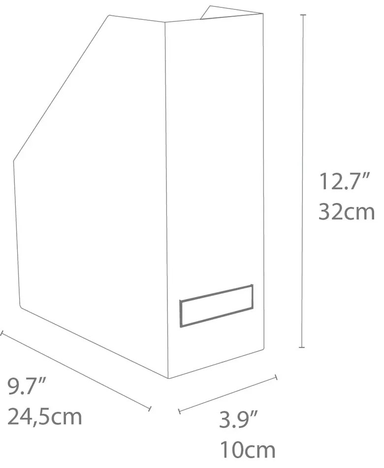 Čierno-biely organizér na dokumenty Bigso Box of Sweden Estelle