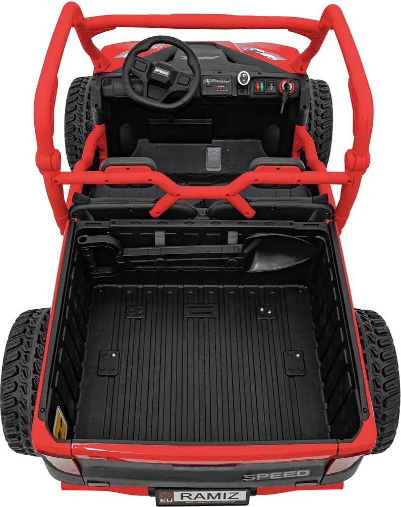 Ramiz Farmársky nákladný automobil UTV Racing Červená