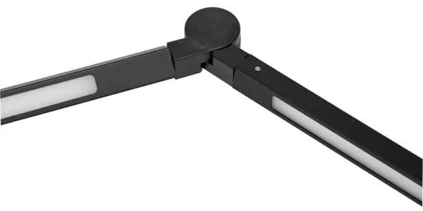 Ecolite LU19WT-CR-LED Stmievateľná stolná lampa SPACE LED/8W + LED/11W/230V čierna