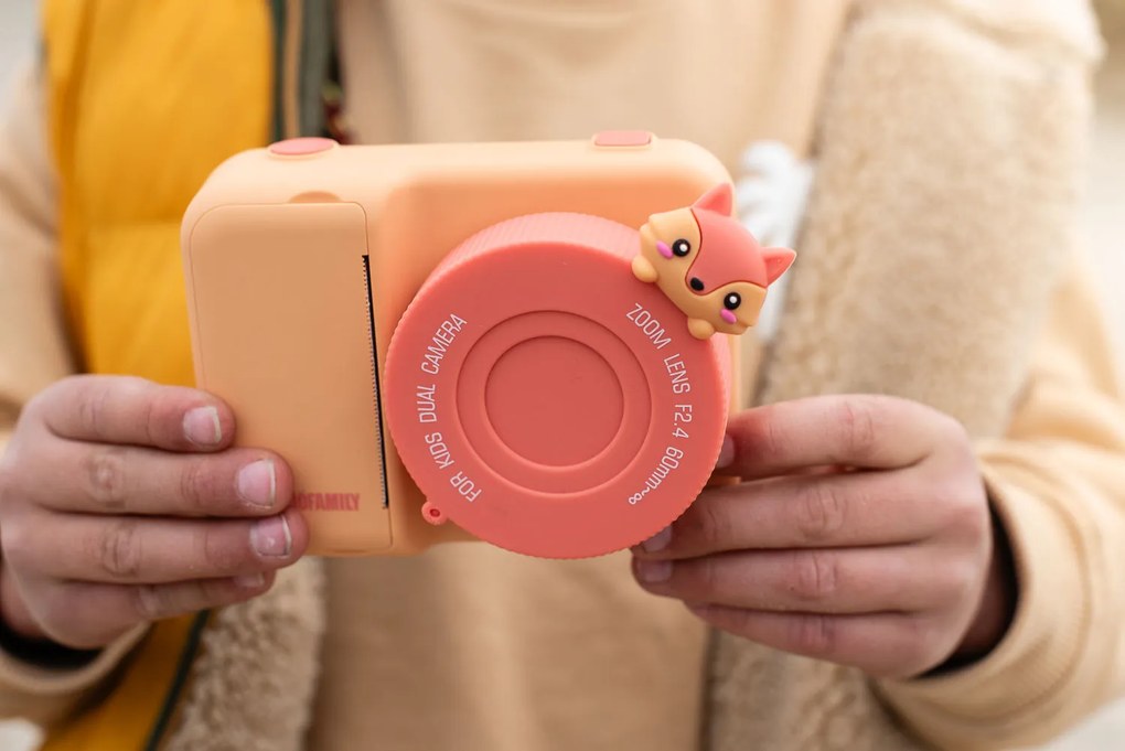 Detský instantný fotoaparát Zoo Print - líška