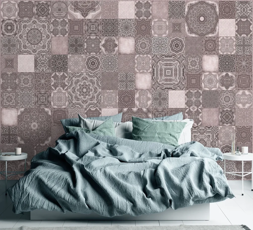 Gario Fototapeta Marocká ružová mozaika - Andrea Haase Materiál: Vliesová, Rozmery: 400 x 280 cm