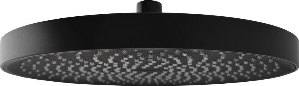 Slezák - RAV Hlavová sprcha okrúhla plastová ø 30 cm - PS0020CMAT, Čierna mat