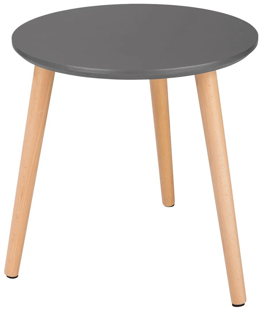 LIVARNO home Stolík, Ø 40 cm (antracitová)  (100357486)