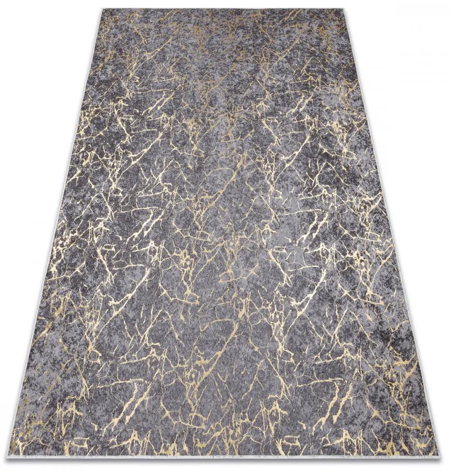 Kusový koberec Acena tmavo šedý 140x190cm