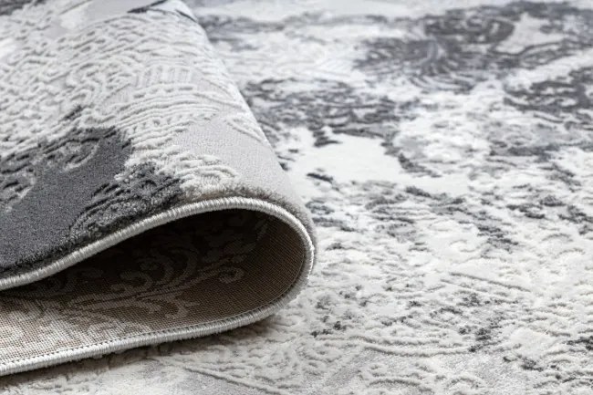 Koberec ALLURE 5715 svetlosivý / biely