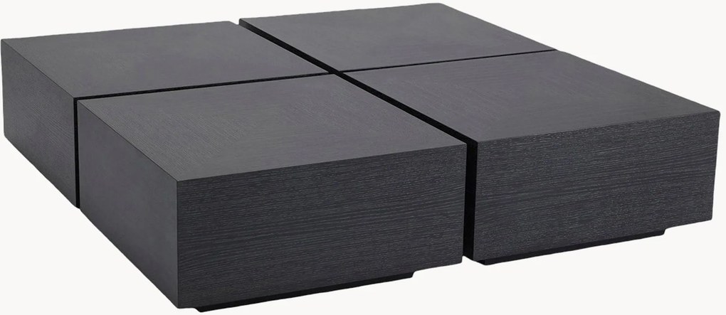 Drevený konferenčný stolík Puro, 4 ks