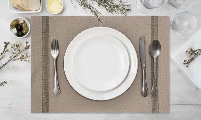 Podložka pod tanier RUBY béžová (6 ks)