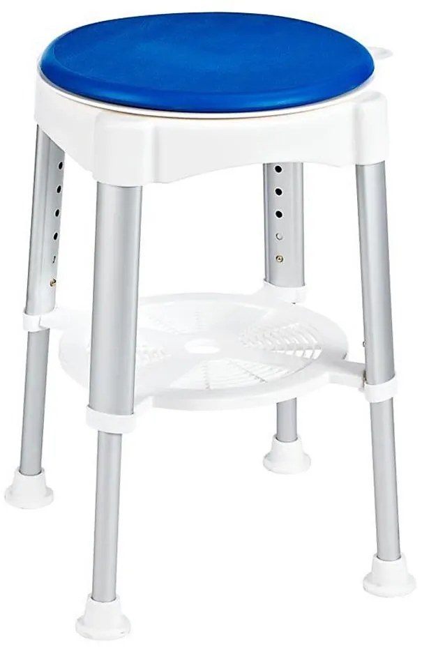 Ridder - Vrtljiv stolček 58x35,5 cm modro/bela