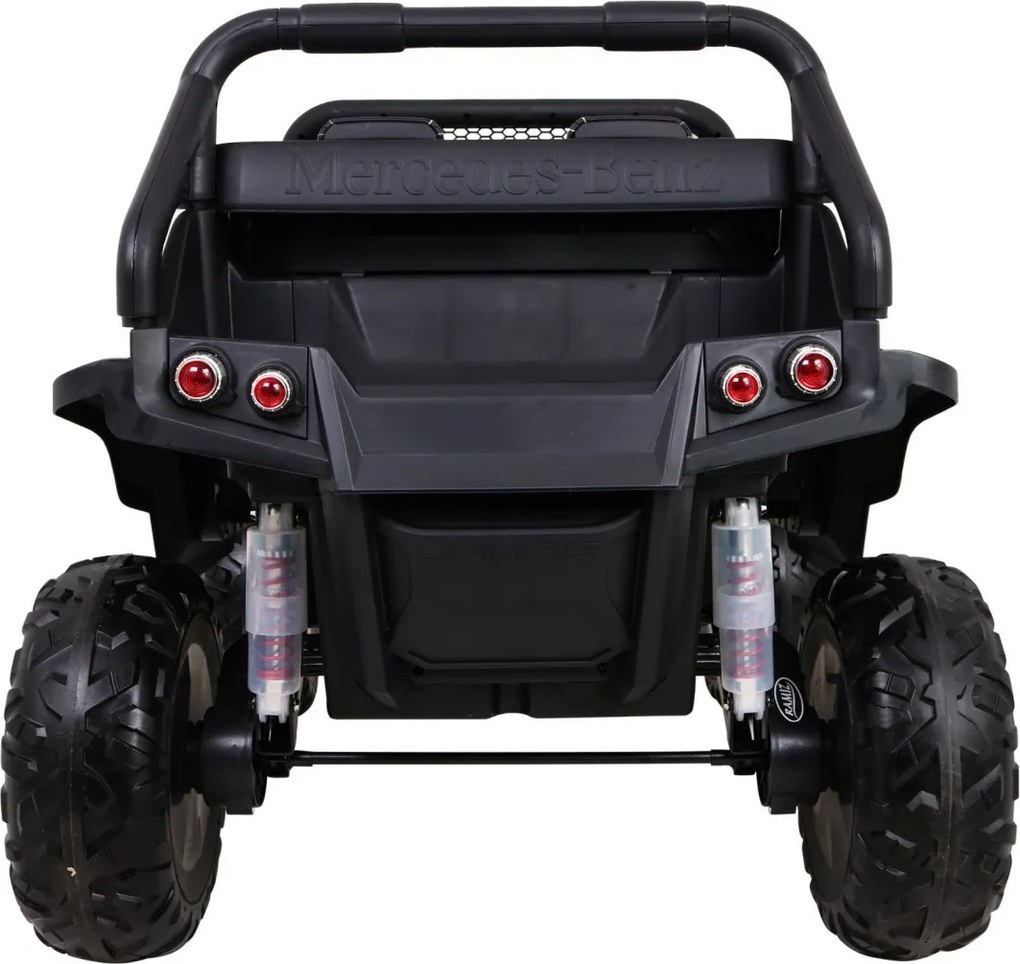 Ramiz Mercedes Benz Unimog elektrické autíčko pre deti biele