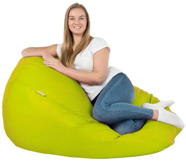 Sedací vak SAKO limetkový ekokoža