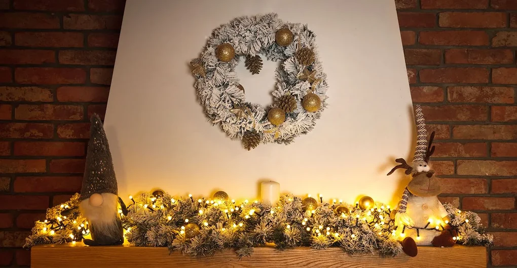 Bestent Veniec vianočný 45cm Snowy
