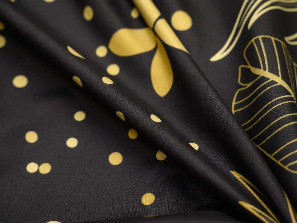 Obliečky z mikrovlákna VISATA čierne Rozmer obliečky: 70 x 90 cm | 140 x 200 cm