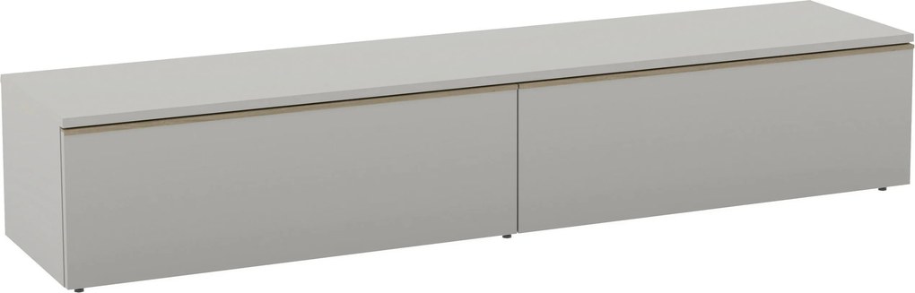XXXLutz NÍZKA KOMODA, divoký dub, sivá, 192/36/50 cm Voglauer - Komody - 000142016342