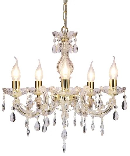 Luster na reťazi MARIA TERESA 5xE14/40W/230V