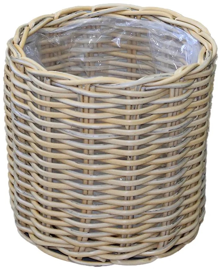 Prútený kôš 36x37h žltý