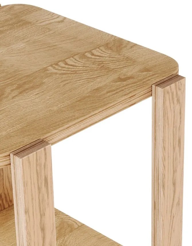 Umbra Odkladací stolík BELLWOOD V.53 cm prírodný