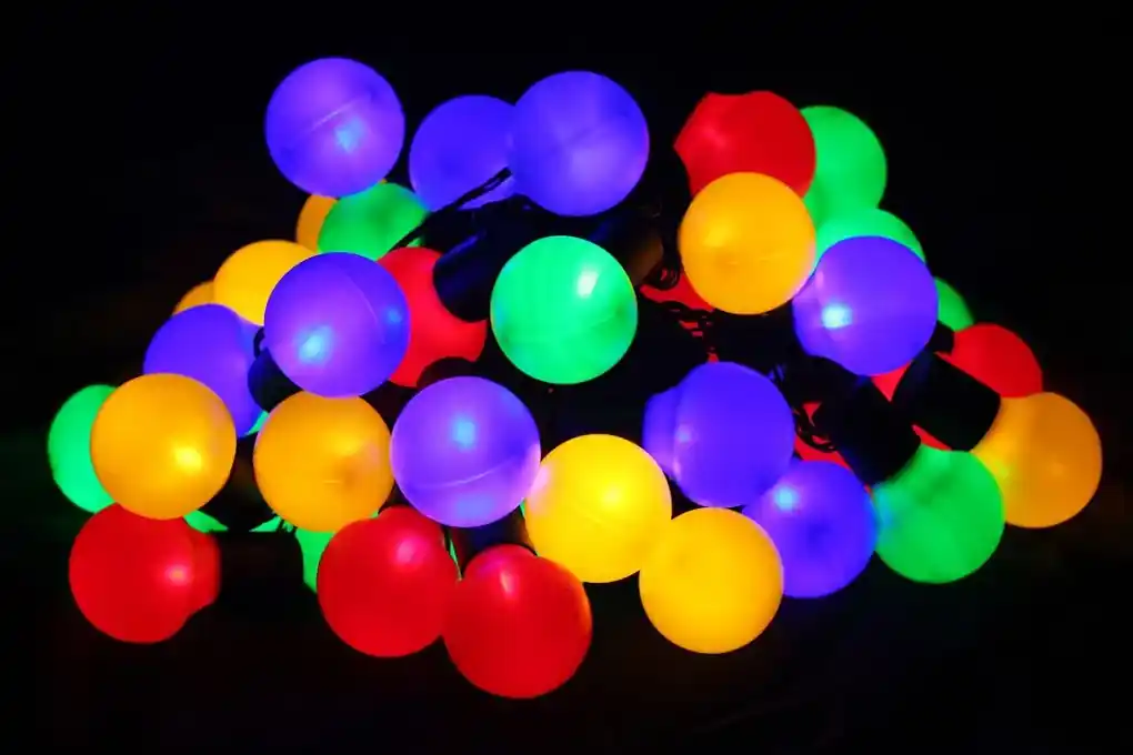 Farebné párty osvetlenie - vonkajšie - 50 LED | BIANO