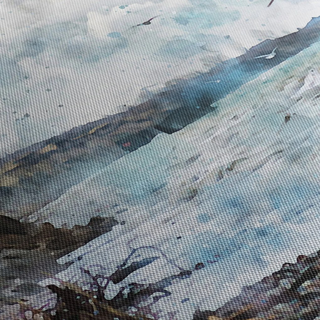 Obraz - Útes, akvarel (90x60 cm)