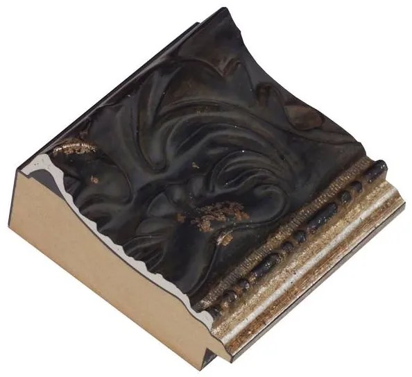DANTIK - Zrkadlo v rámu, rozmer s rámom 80x160 cm z lišty PRAHA čierna (2753)
