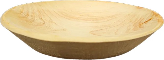 AMADEA Drevená servírovacia tácka okrúhla, masívne drevo, 15 cm