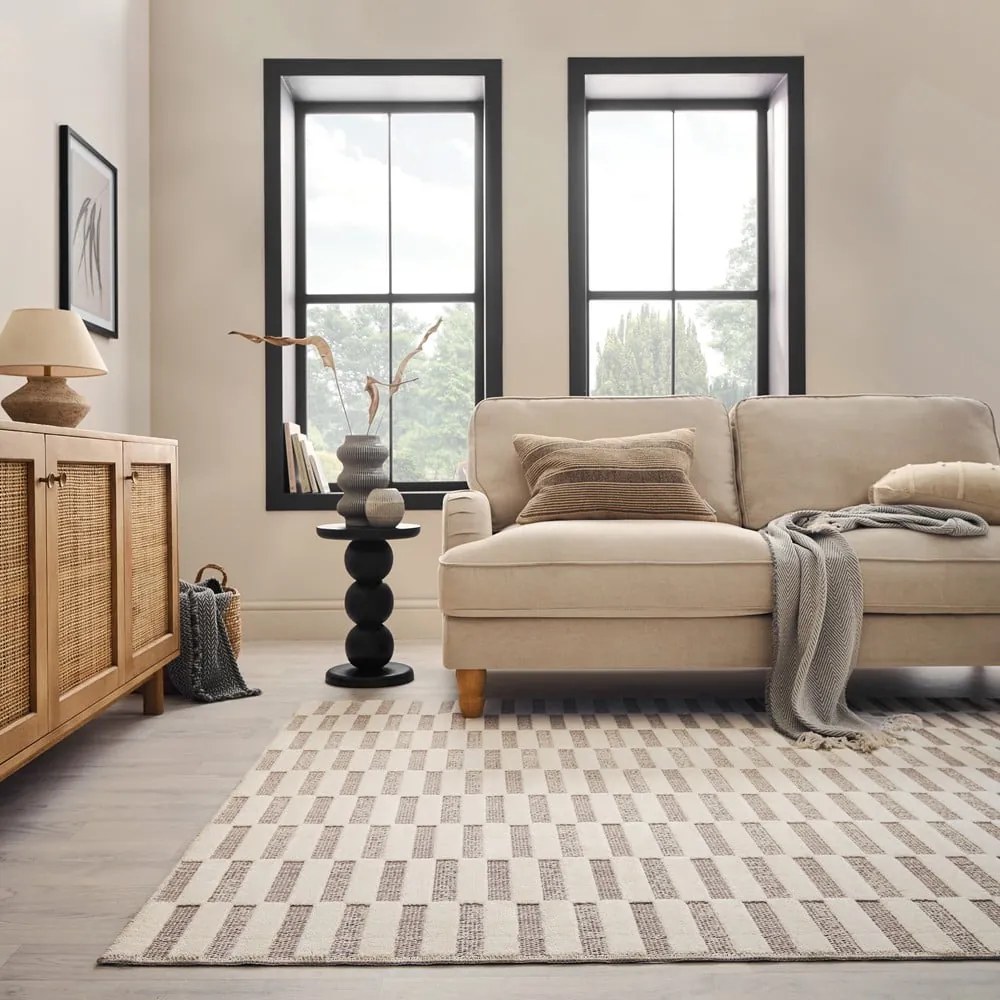 Sivobéžový prateľný koberec 78x150 cm Marlowe – Flair Rugs