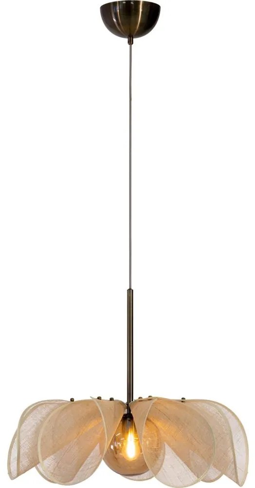 Markslöjd 108659 - Luster na lanku STYRKA 1xE27/40W/230V pr. 63 cm béžová