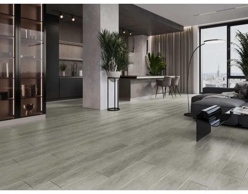 Mexen Redmond, vinylová podlaha 1240x182 mm SPC 6,5 mm, IXPE 1,5 mm, 4-stranná V-drážka, dub, F1027-1240-182-505-4V1-01