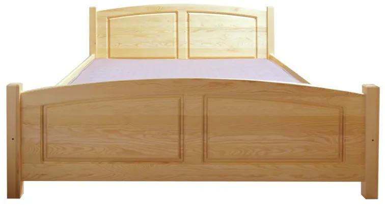 Klasická manželská posteľ - POS05: Orech 140cm