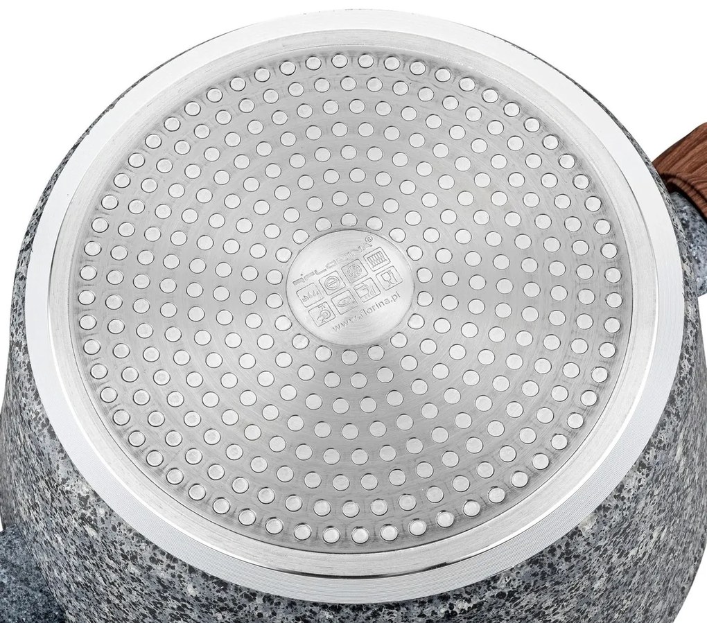 Florina Hrniec s pokrievkou Master MG, 24 cm, 4,1 l, šedá, pr. 24 cm