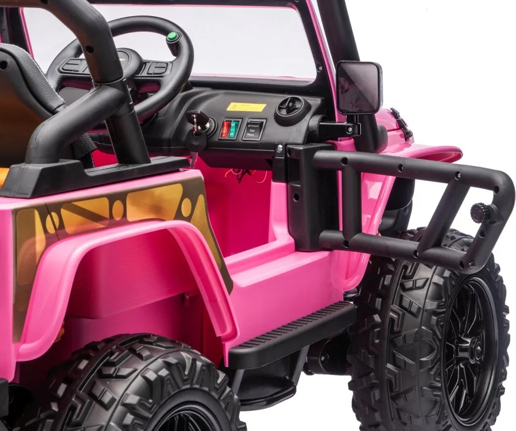 Ramiz Auto Jeep Monster ružové