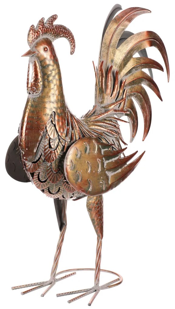 Kohút 53 cm - kovová záhradná dekorácia