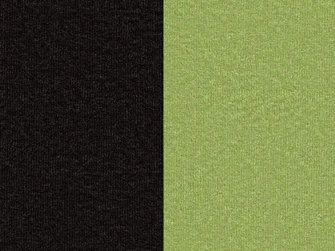 Rozkladacia pohovka s úložným priestorom Ella II - čierna / zelená