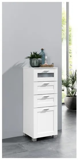 Livarno home Kúpeľňová skrinka Basel + Skrinka so zrkadlom Basel  (800008684)