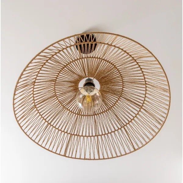 Brilagi - LED luster na lanku CERIA BOHO 1xE27/40W/230V pr. 70 cm hnedá