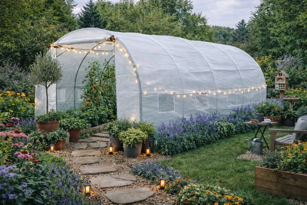 TRENDIE Fóliovník 2,5x5m biely PREMIUM