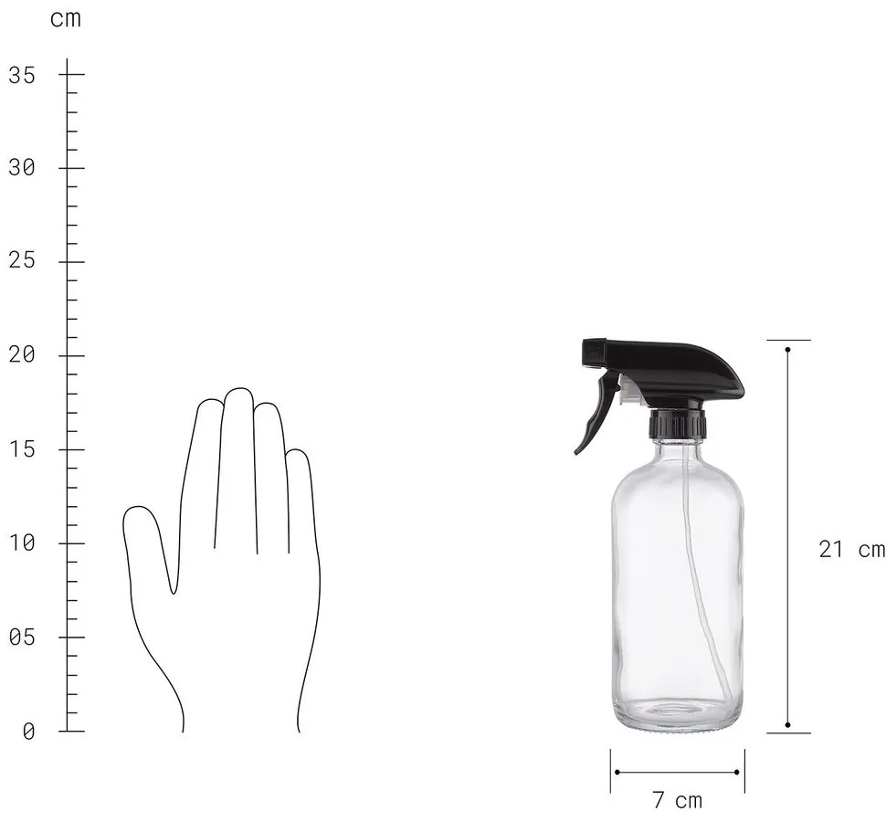 ECO Fľaša s rozprašovačom 500 ml