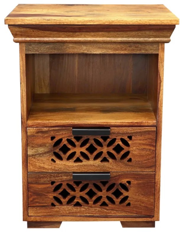 Nočný stolík Mira 45x60x40 indický masív palisander Only stain