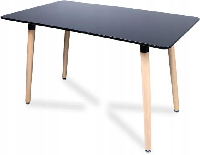 Ekspand Jedálenský stôl BLACK MINIMAL 120x70cm