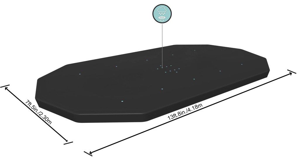 Krycia plachta 427x250 cm BESTWAY - 58425