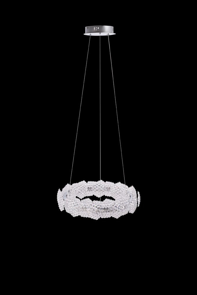 Toolight Toolight, LED závesné svietidlo 57cm, 36W, 4000K, MS017-CP, chrómová, OSW-09629