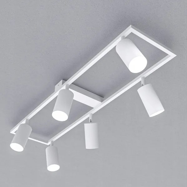 Bodové svietidlo 6xGU10/30W/230V biele