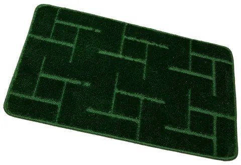 Kúpeľňový koberček TERAMO fľaškovo zelený