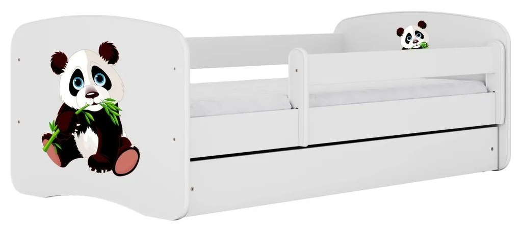 Detská postieľka Babydreams panda biela II